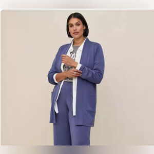 Torrid Studio Cupro Open Front Cardigan